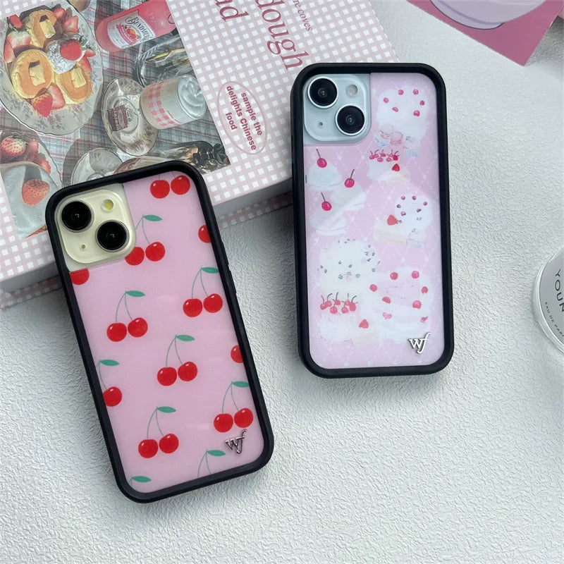 Wildflower 3D Flower Cherry Bow Phone Case