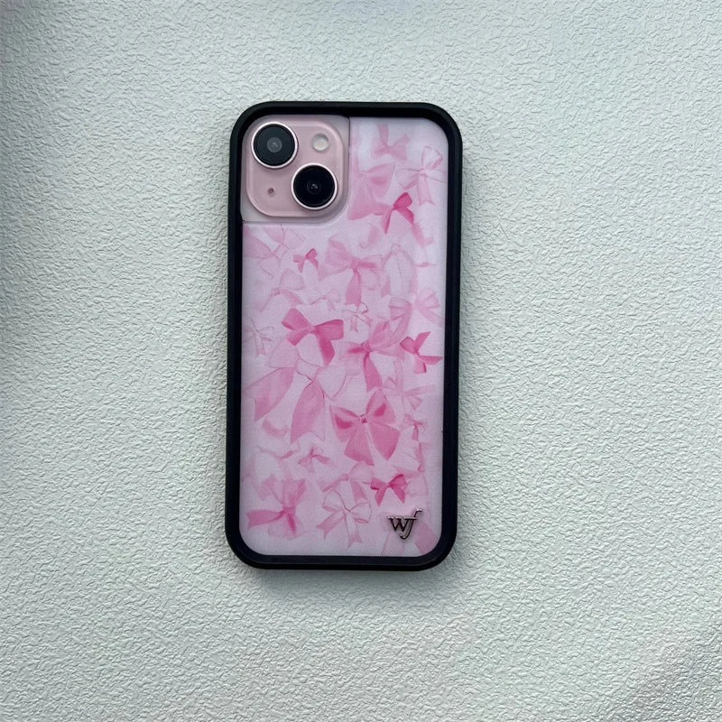 Wildflower 3D Flower Cherry Bow Phone Case