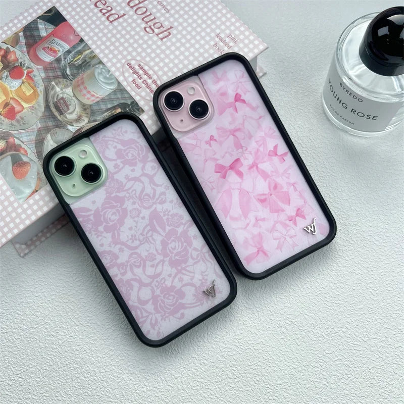 Wildflower 3D Flower Cherry Bow Phone Case