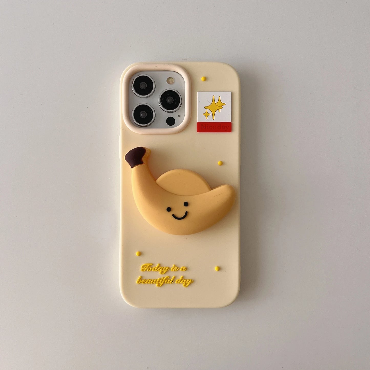 Silicone Eggplant Cherry Cartoon iPhone Case