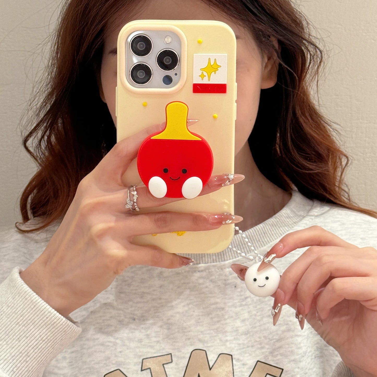 Silicone Holder Sports Racket Phone Case