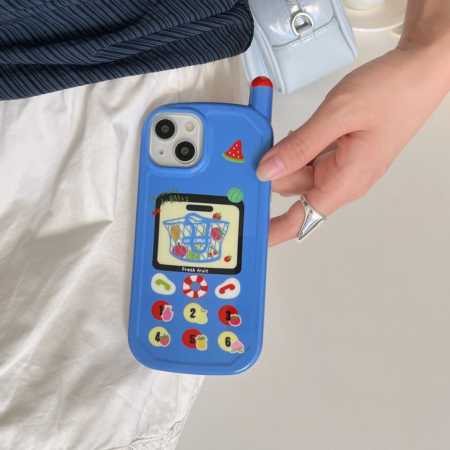 Telephone Holder Fruit Shopping Bag Phone Case