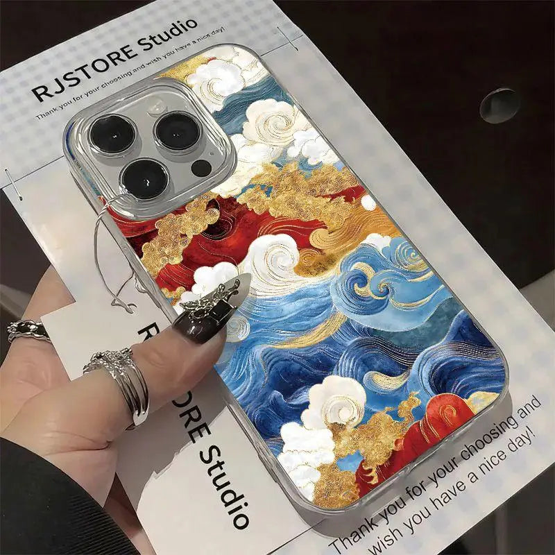 Rosy Clouds Cover Screen Protector Casing Phone Case