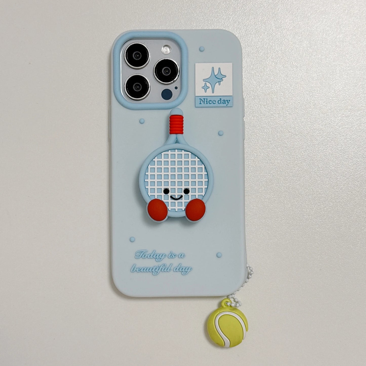 Silicone Holder Sports Racket Phone Case