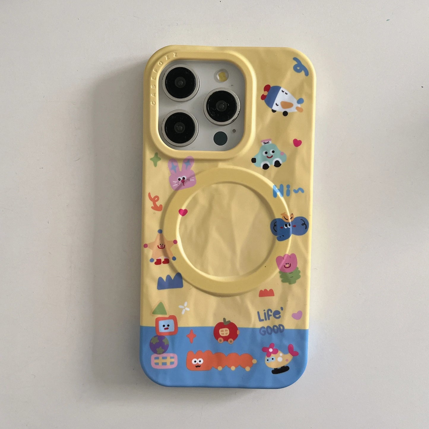 Magnetic Crease Toy Flying Saucer Car Phone Case