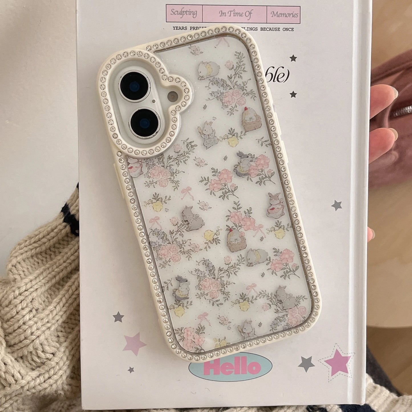 Pastoral Flower Rabbit Phone Case