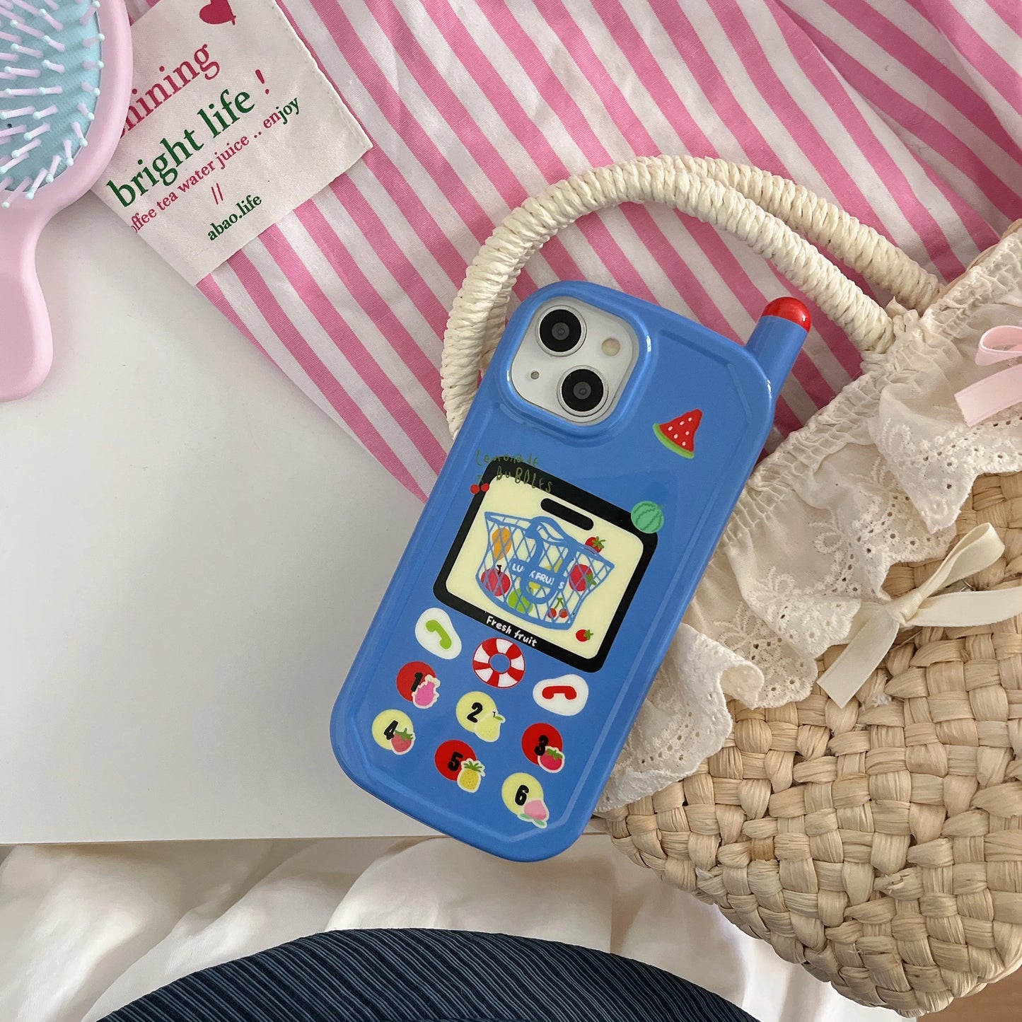 Telephone Holder Fruit Shopping Bag Phone Case