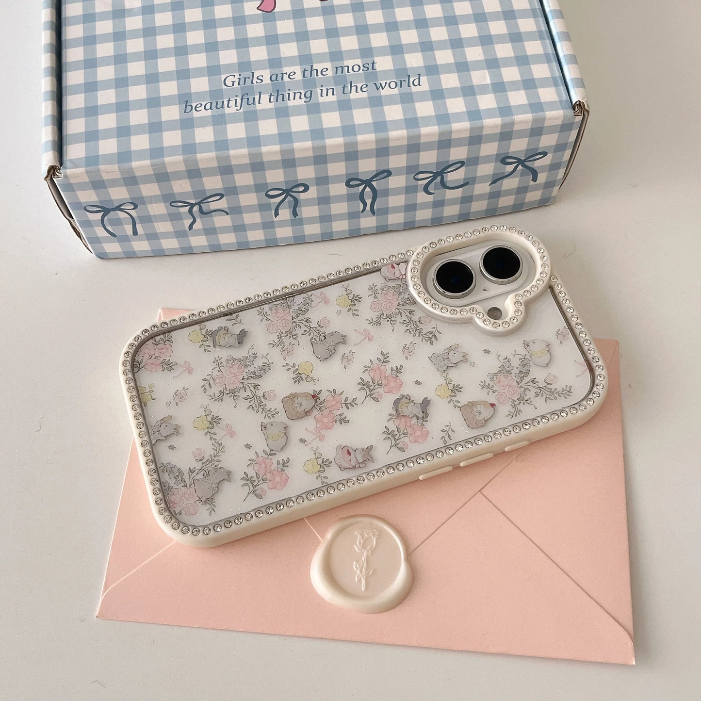 Pastoral Flower Rabbit Phone Case