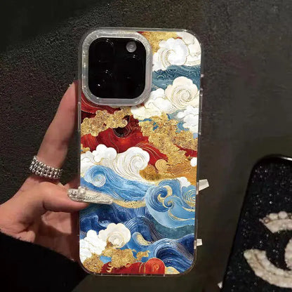 Rosy Clouds Cover Screen Protector Casing Phone Case