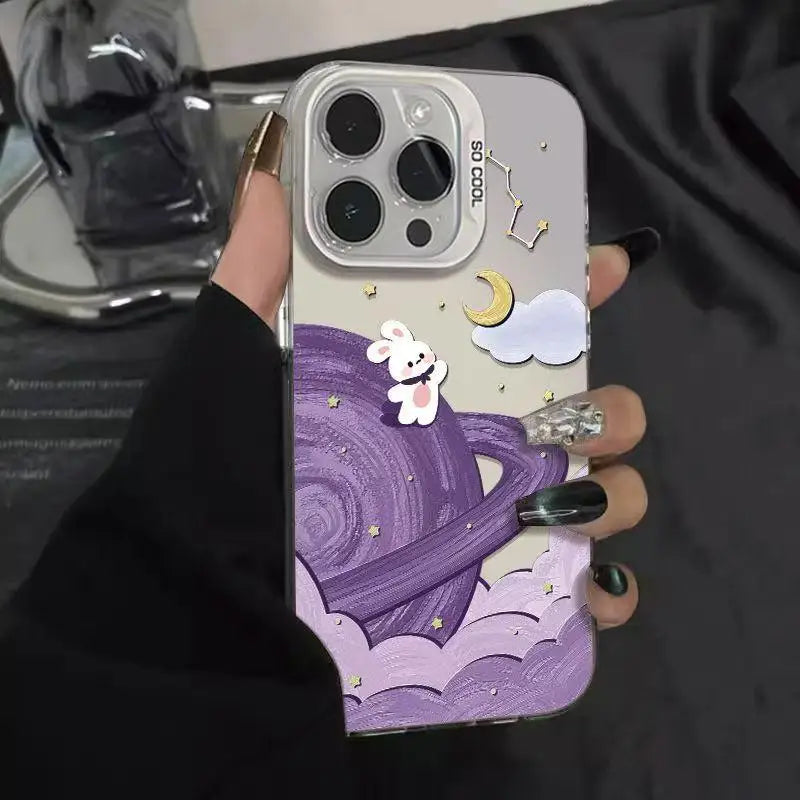Planet Bunny Shockproof Cover Screen Protector Casing Phone Case