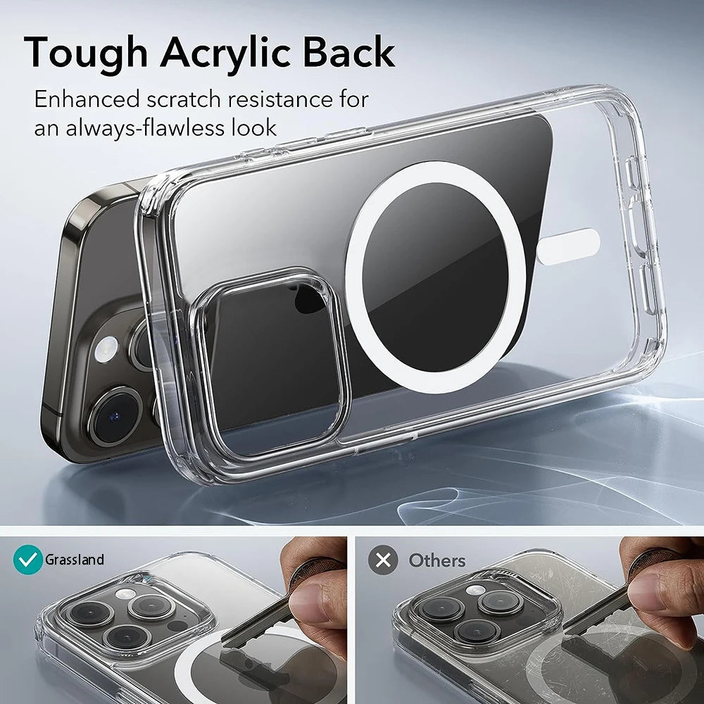Luxury Magnetic Wireless Charge For Magsafe Phone Case