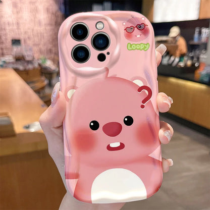 Loopy Wave Soft Silicone Shockproof Phone Case
