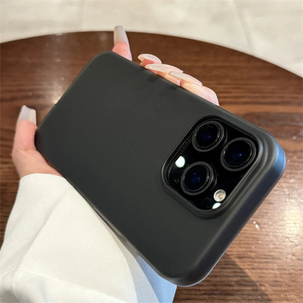 Soft Matte Candy Transparent Phone Case