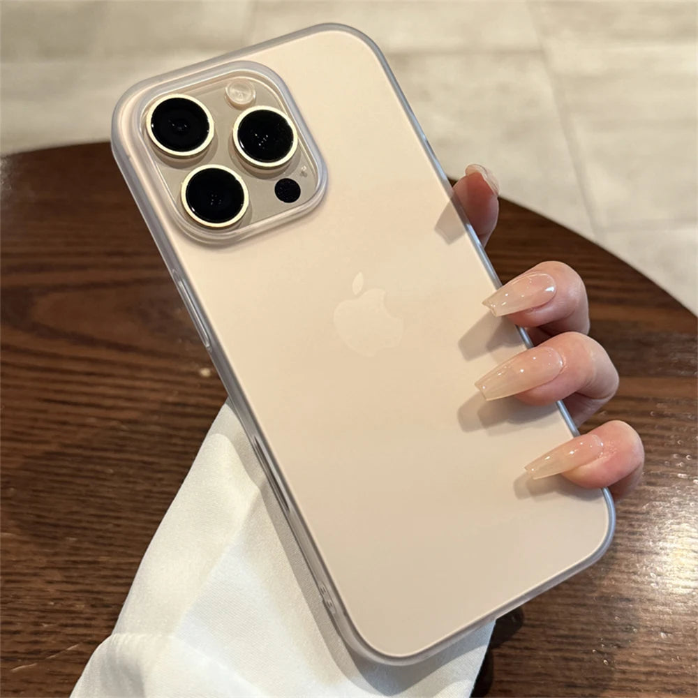 Soft Matte Candy Transparent Phone Case