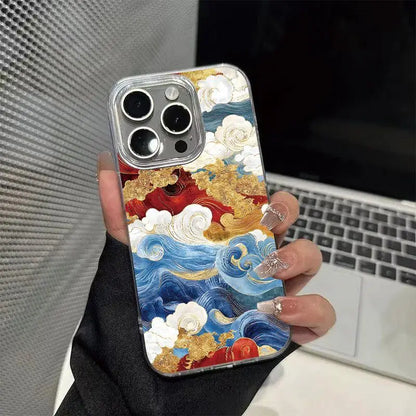 Rosy Clouds Cover Screen Protector Casing Phone Case
