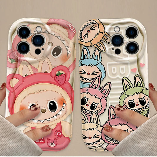 Cartoon Lovely Labubu 3D Phone Case