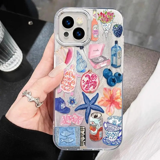 Seaside Jam Protector Casing Shockproof Cover Phone Case