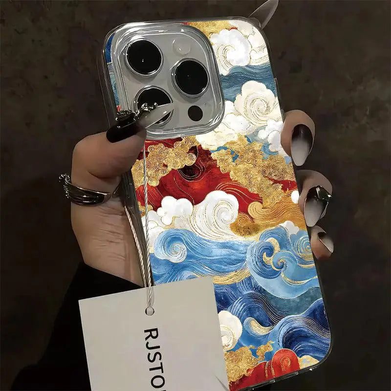 Rosy Clouds Cover Screen Protector Casing Phone Case
