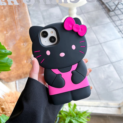 Hello Kitty 3D Silicone Soft Phone Case