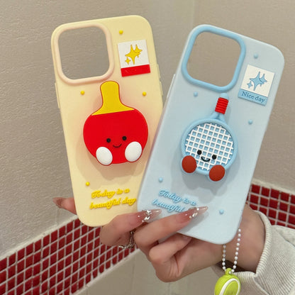 Silicone Holder Sports Racket Phone Case