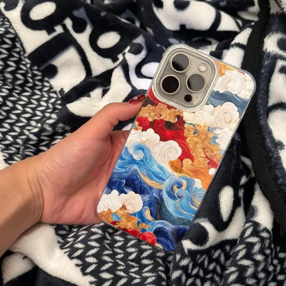 Rosy Clouds Cover Screen Protector Casing Phone Case