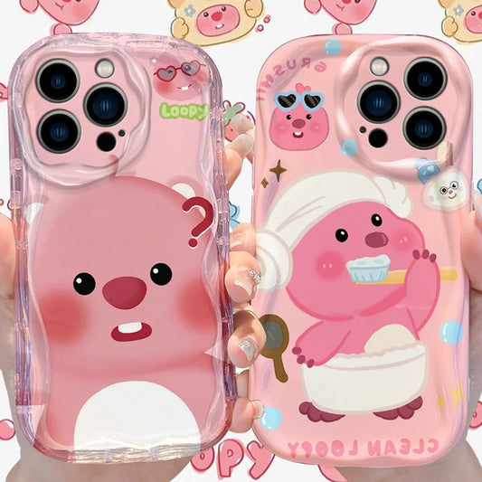 Loopy Wave Soft Silicone Shockproof Phone Case