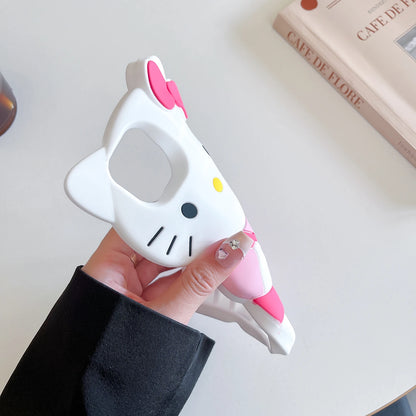 Hello Kitty 3D Silicone Soft Phone Case