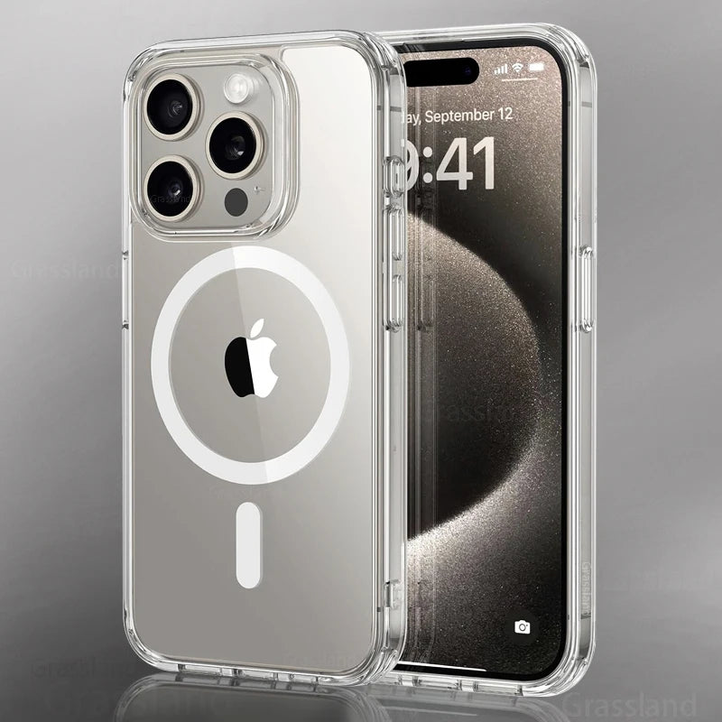 Luxury Magnetic Wireless Charge For Magsafe Phone Case