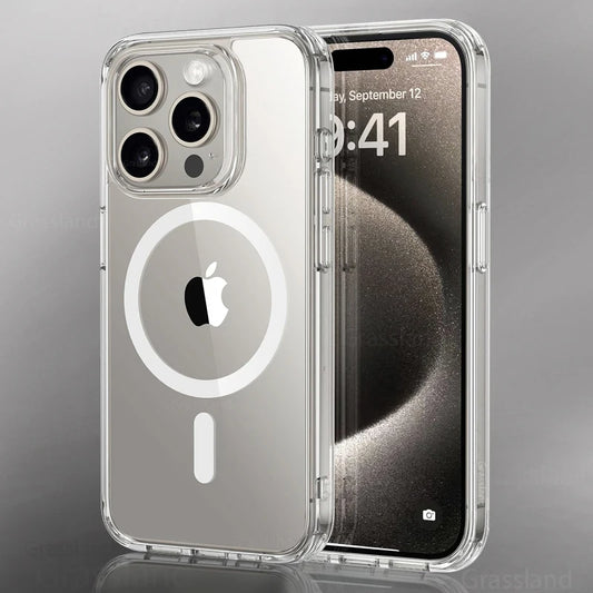 Luxury Magnetic Wireless Charge For Magsafe Phone Case