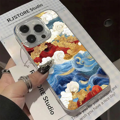 Rosy Clouds Cover Screen Protector Casing Phone Case