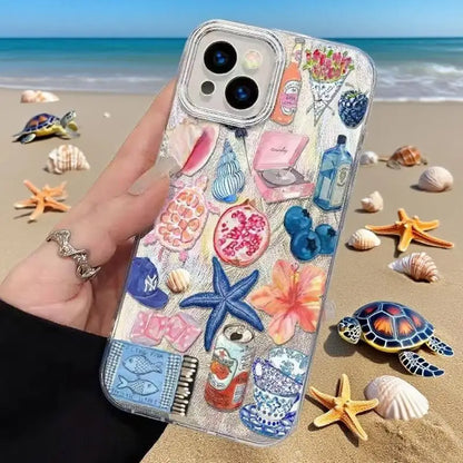 Seaside Jam Protector Casing Shockproof Cover Phone Case