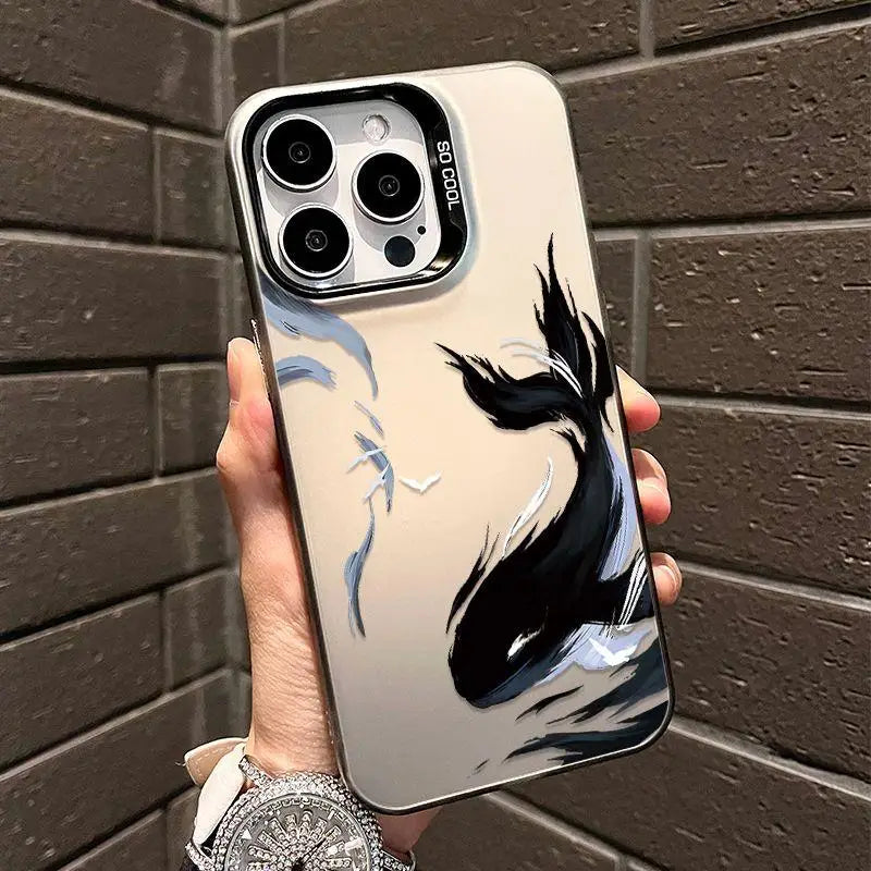 Ink Whale Shockproof Cover Screen Protector Casing Phone Case