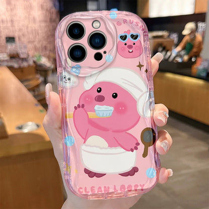 Loopy Wave Soft Silicone Shockproof Phone Case