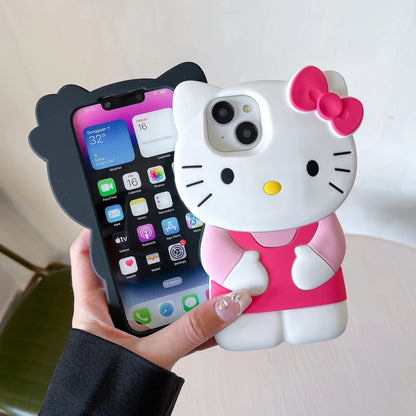 Hello Kitty 3D Silicone Soft Phone Case