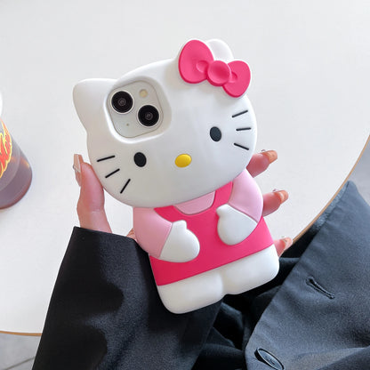 Hello Kitty 3D Silicone Soft Phone Case