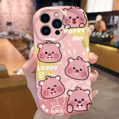 Loopy Wave Soft Silicone Shockproof Phone Case