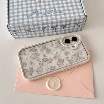 Pastoral Flower Rabbit Phone Case